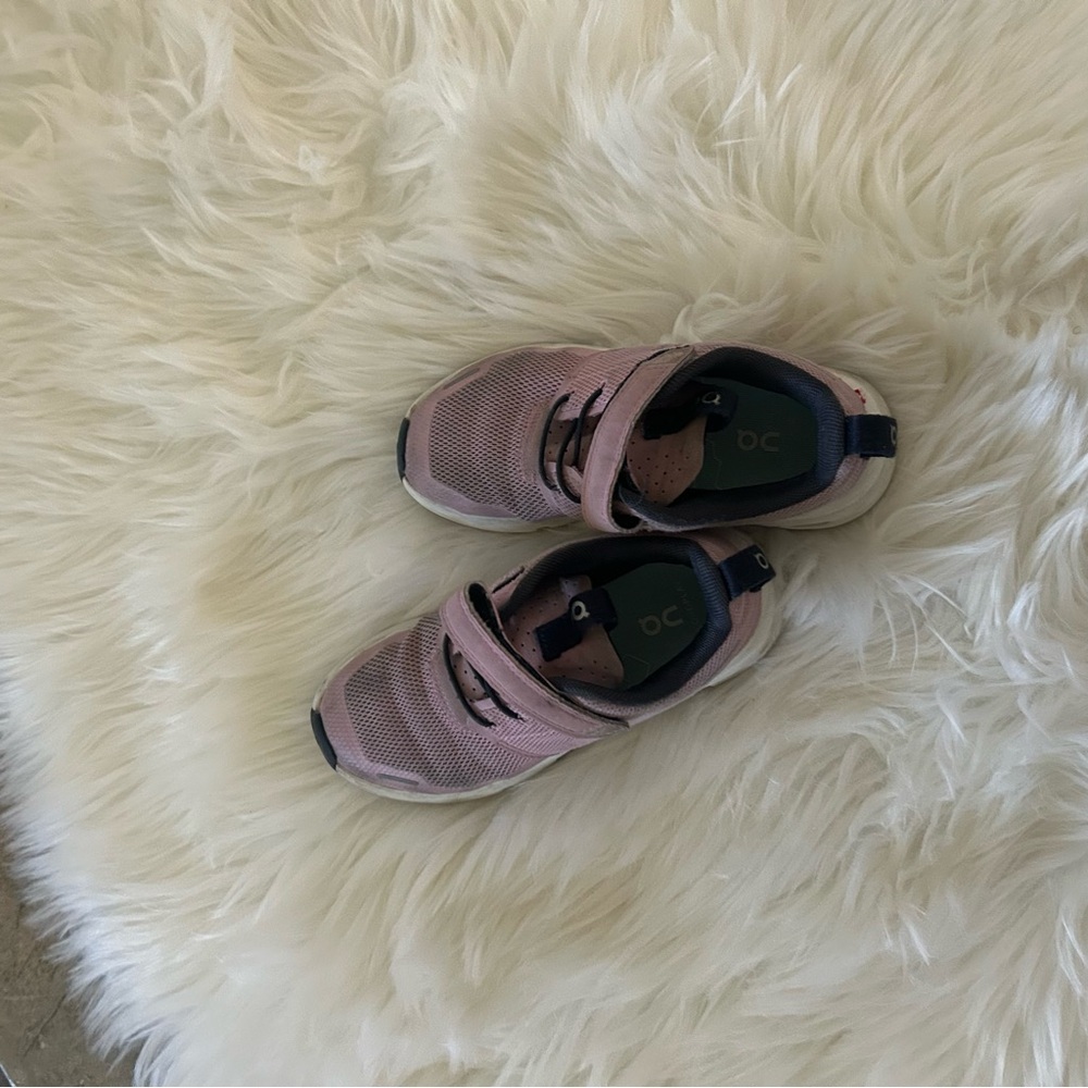 On Cloud Kids Pink Athletic Shoes